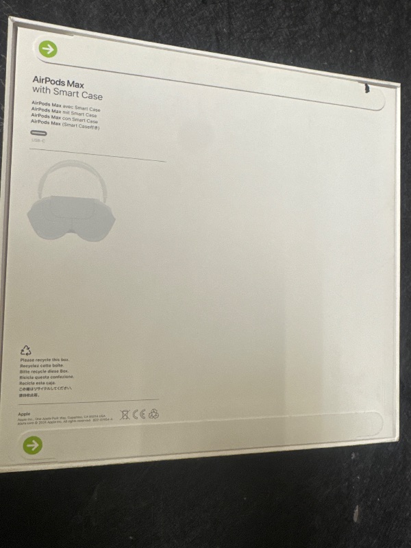 Photo 1 of Apple AirPods Max Wireless Over-Ear Headphones, Pro-Level Active Noise Cancellation, Transparency Mode, Personalized Spatial Audio, USB-C Charging, Bluetooth Headphones for iPhone - Midnight