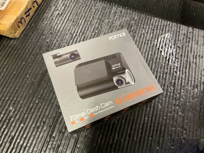 Photo 1 of 70mai 4K Dash Cam Front and Rear, Built in Wi-Fi 6 & GPS Car Camera, Super Night Vision, ADAS, 3'' IPS Screen, 24H Parking Mode, Time-Lapse, Loop Recording, with 128GB Card (A800SE)