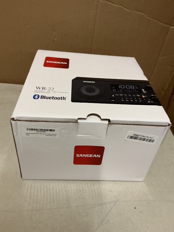 Photo 1 of Sangean WR-22WL AM/FM-RDS/Bluetooth/USB Table-Top Digital Tuning Receiver (Walnut)