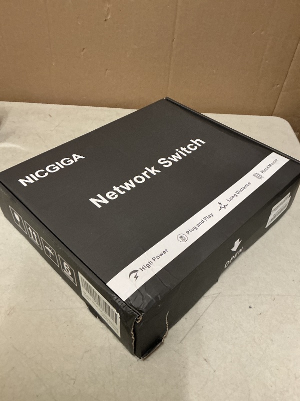 Photo 1 of 16 Port 2.5G PoE Switch Unmanaged with 16 Port 2.5Gb Base-T PoE+@250W + 2 x 10G SFP+ Uplink, NICGIGA 18 Port 2.5Gbe IEEE802.3af/at Power Over Ethernet Switch, Support WiFi6 AP, NAS, 4K PoE Camera NVR.