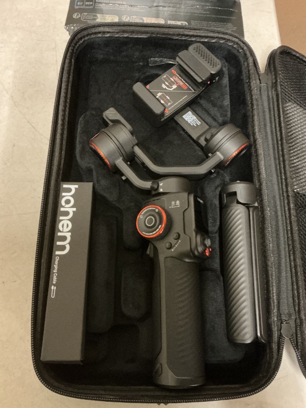 Photo 1 of Hohem iSteady M7 Gimbal Stabilizer for Smartphone, Magnetic AI Tracker Fill Light, Detachable Touchscreen Remote Controller, Built-in Extension Rod, 500g Payload Gimbal Stabilizer for iPhone Android