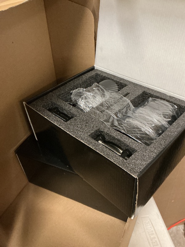 Photo 1 of 4-Piece Set Carbon Fiber Exhaust Tips for BMW F87 M2 F80 M3 F82 F83 M4 F10 M5 F12 F13 F06 M6 Stock Exhaust, Glossy Black Inner Layer Tailpipe Tip (2011-2021)