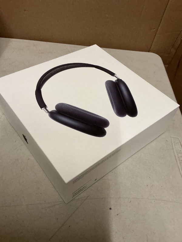 Photo 1 of Apple AirPods Max Wireless Over-Ear Headphones, Pro-Level Active Noise Cancellation, Transparency Mode, Personalized Spatial Audio, USB-C Charging, Bluetooth Headphones for iPhone - Midnight