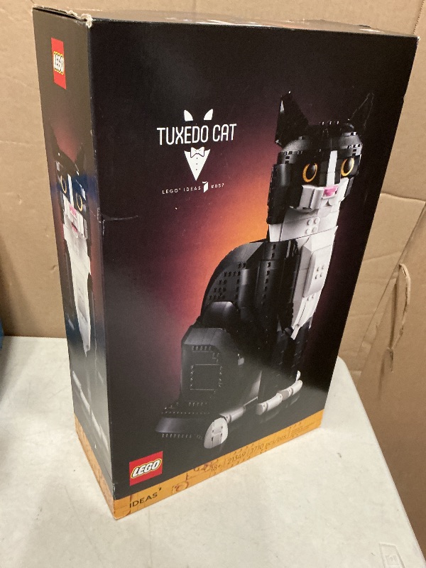Photo 1 of LEGO Ideas Tuxedo Cat - Building Sets for Adults, Ages 18+ - DIY Crafts Kit for Home Decor, Living Room or Bedroom - Gift for Animal Lovers - 21349