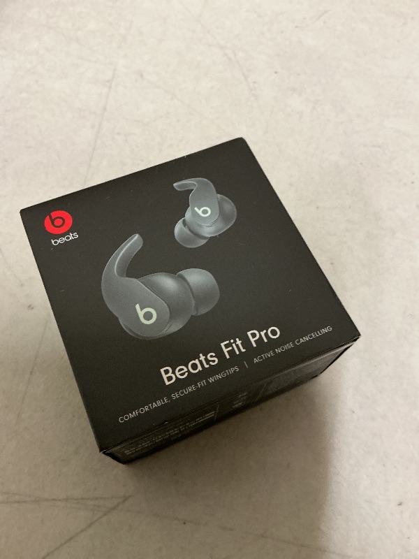 Photo 1 of Beats Fit Pro (1st Gen) - True Wireless Noise Cancelling Earbuds - Active Noise Cancelling - Sweat Resistant Earphones, Compatible with Apple & Android, Class 1 Bluetooth® - Sage Gray
