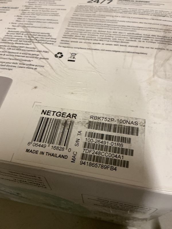 Photo 1 of NETGEAR Orbi Whole Home Tri-Band WiFi 6 Mesh Network System (RBK752P) – Router with 1 Satellite Extender, Security Features, Coverage up to 5,000 sq. ft., 75 Devices, AX5200 802.11ax (Up to 5.2Gbps)