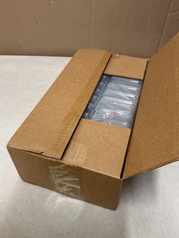 Photo 1 of 30 Pcs Mini Storage Containers, 4.1 x 3 x 1 Inch Small Rectangle Plastic Clear Beads Storage Containers Box with Lid for Jewelry Beads Craft Supplies