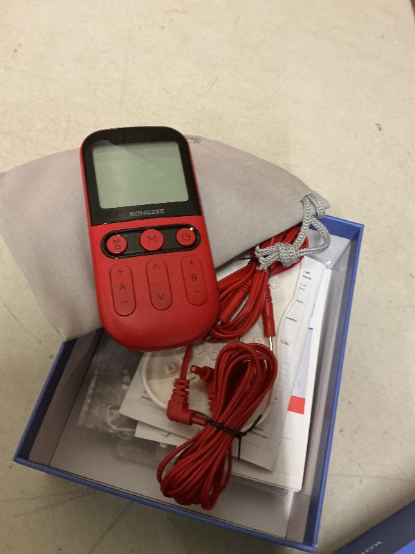 Photo 1 of 4 in 1 - D.I.Y & Tens Unit & EMS & Massage Muscle Stimulator, Dual Channel TENS Units Therapy Machine for Pain Relief, FDA Cleared Rechargeable Electronic Pulse Massager,with 12pcs Electrode Pads