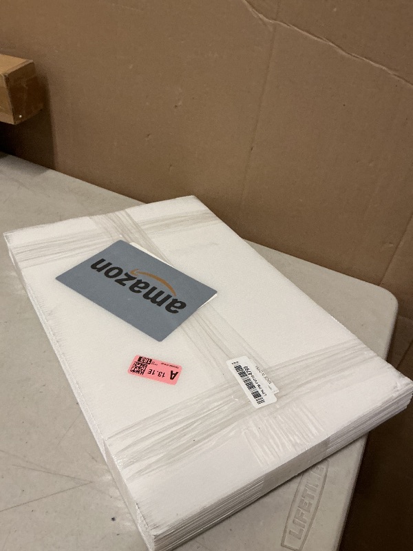 Photo 1 of 10 Pack 18'' x 12'' White Corrugated Plastic Sign Blank Board Double Sided for Garage Sale, Rent, Birthday Party, Guidepost Decorations