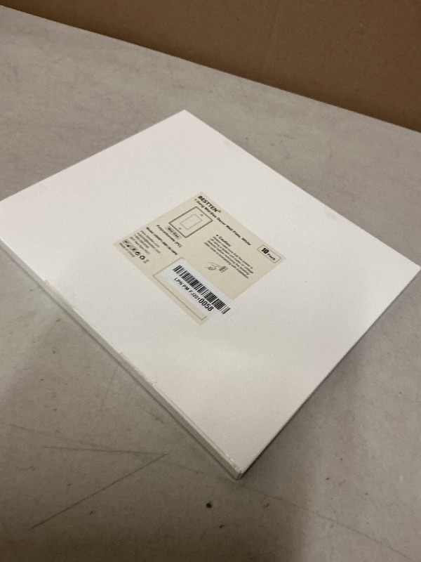 Photo 1 of [10 Pack] BESTTEN 1-Gang Mid-size Decorator Wall Plate, Unbreakable Polycarbonate Midway Outlet and Switch Cover, H5.04” x W3.27”, ETL Listed, White