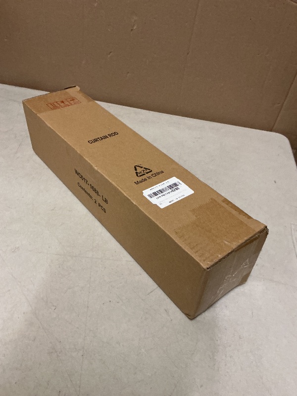 Photo 1 of 2 Pack Antique Bronze Curtain Rods for Windows 48 to 84 Inches Adjustable Length Heavy Duty 1" Diameter Window Curtain Rod with Solid Metal Finials for Outdoor Farmhouse Bedroom Kitchen Living Room