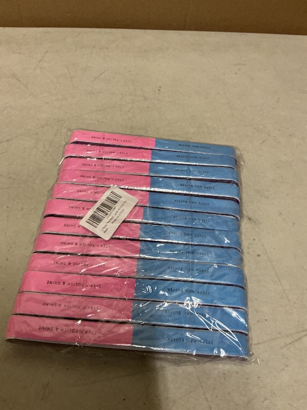 Photo 1 of 12 Pieces 7 Way Nail Files and Buffers, Professional Nail Buffing Files Buffing Block for Shaping, Contouring, Smoothing, Polishing, Shining Natural Nails