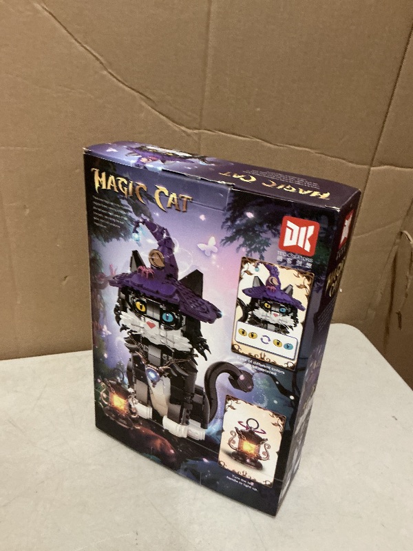 Photo 1 of QJYAMK Ideas Magic Cat Animal Building Set for Adults, Unique MOC Cat Model Toy for Home Office Decor, Compatible with Lego, Creative Gift for Boys & Girls Ages 8-14+ (1128 PCS)