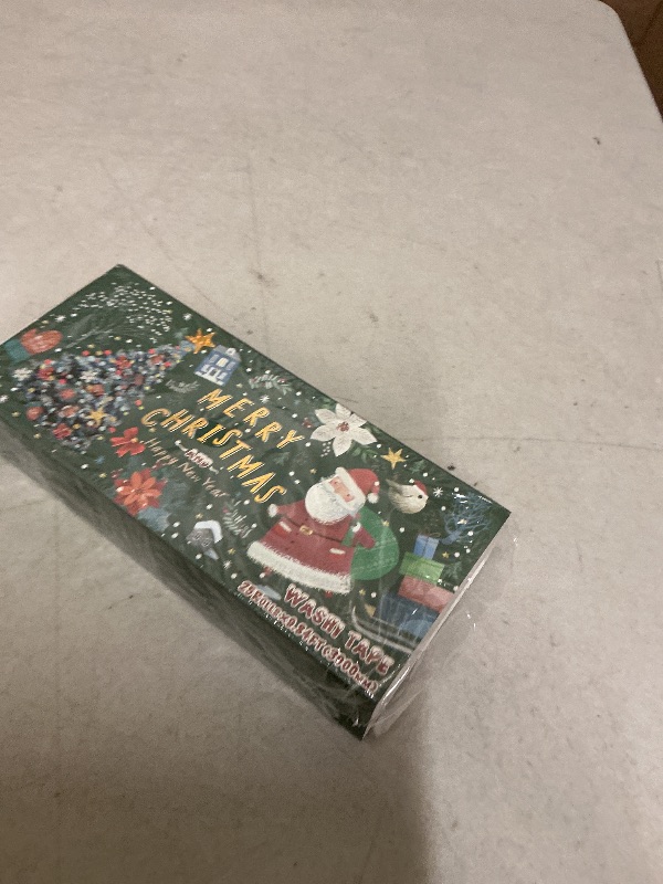 Photo 1 of 25 Rolls Christmas Gift Washi Tape Set, Festivals New Year Decorative Tapes for Scrapbooking, Junk Journal supplies, DIY Crafts Gift, Party Decorations, Bullet Journaling, 5-50mm Wide 9.84ft long/Roll