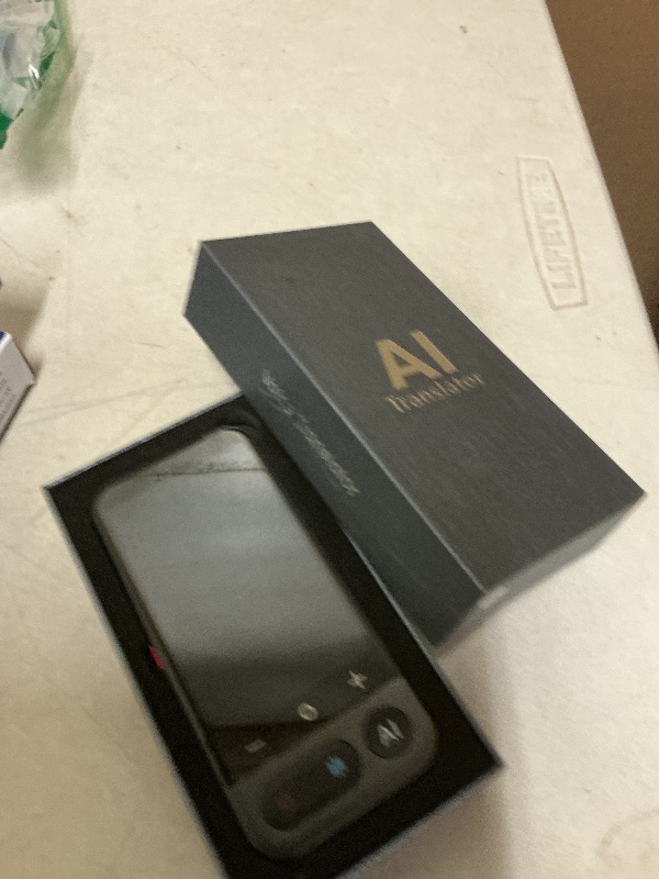Photo 1 of 2025 Language Translator Device: Offline/Real-Time/High-Accuracy Device with 139+ Languages, Voice/Text/Offline/Photo/AI Instant Two-Way Translation, Ideal for Travel/Business/Learning
