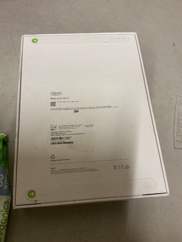 Photo 1 of Apple iPad 11-inch: A16 chip, 11-inch Model, Liquid Retina Display, 256GB, Wi-Fi 6, 12MP Front/12MP Back Camera, Touch ID, All-Day Battery Life — Blue