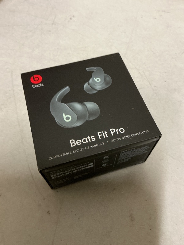 Photo 1 of Beats Fit Pro (1st Gen) - True Wireless Noise Cancelling Earbuds - Active Noise Cancelling - Sweat Resistant Earphones, Compatible with Apple & Android, Class 1 Bluetooth® - Sage Gray