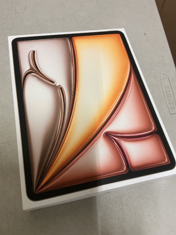 Photo 1 of Apple iPad Air 13-inch with M3 chip Built for Apple Intelligence, Liquid Retina Display, 128GB, 12MP Front/Back Camera, Wi-Fi 6E, Touch ID, All-Day Battery Life — Starlight