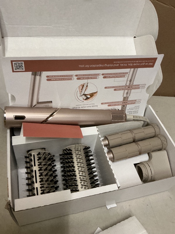 Photo 1 of Shark HD430 FlexStyle Air Styling & Drying System, Powerful Hair Dryer Brush & Multi-Styler with Auto-Wrap Curlers, Paddle Brush, Oval Brush, Concentrator Attachment, Stone