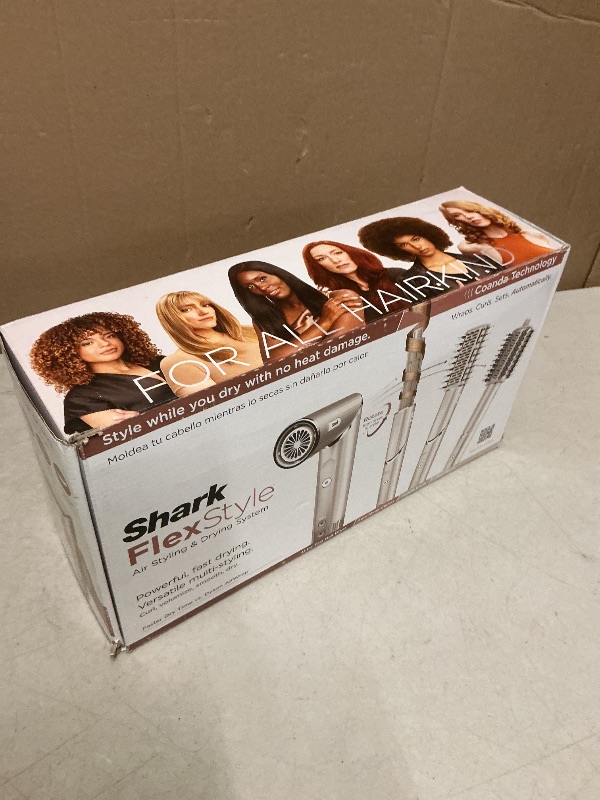 Photo 1 of Shark HD430 FlexStyle Air Styling & Drying System, Powerful Hair Dryer Brush & Multi-Styler with Auto-Wrap Curlers, Paddle Brush, Oval Brush, Concentrator Attachment, Stone