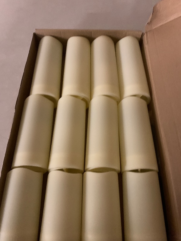 Photo 1 of YOROXRG Set of 24 Waterproof Outdoor Flameless Candles, LED Candles with 4 Remote and Timer,(H 4" 5" 6" x D 2.2"),for Halloween Wedding Festiv