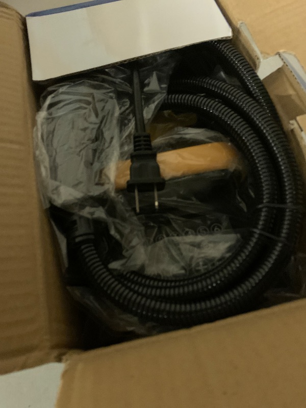 Photo 1 of 10S Fast Heating Heavy Duty Steam Cleaner 7 Adjustable Levels, 1.6 Quarts Tank, Continuous Spray, Natural Deep Cleaner, Portable Handheld Steamer with 15 Accessories for Home, Car, Tile (Yellow)