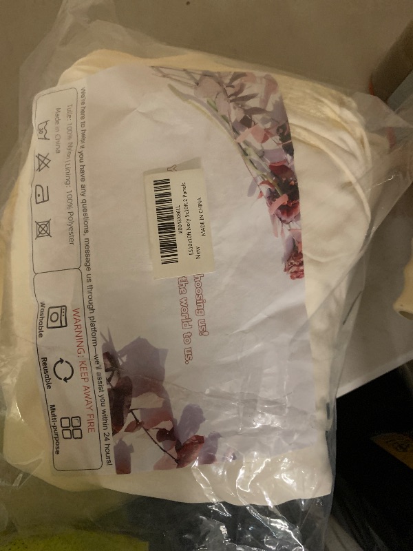 Photo 1 of 10x10ft Wrinkle Free Ivory Backdrop Curtain for Parties Soft Fabric Drapes Wedding Ivory Curtain Backdrop for Birthday Party Decorations Background for Photography 5x10ft,2 Panels