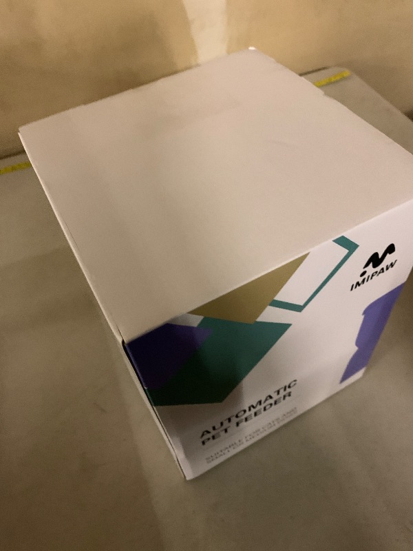 Photo 1 of IMIPAW PET Automatic Cat Feeder WiFi: 5G Smart Auto Pet Feeder with App Remote Control- Timed Feeding Cat Food Dispenser with Airtight Lock-Fresh- Easy to Clean& Dual Power Supply with Stainless Bowl