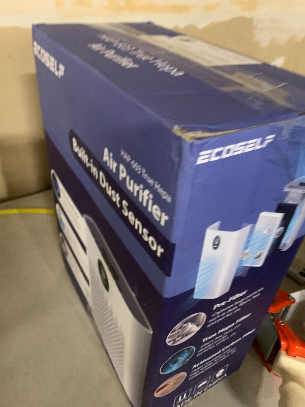 Photo 1 of Air Purifiers for Home Large Room, Cover Up to 2400 Ft² with True HEPA Filter, Smart Mode, PM2.5 Air Quality Display, 22dB Sleep Mode, Aromatherapy with 2X-Purification & 360°Air Outlet, HAP603, White