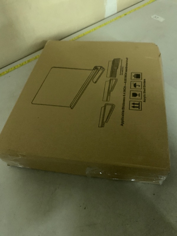 Photo 1 of 12 Inches [Extra Tall Version] Clear Shelf Dividers for Closet Organization and Storage, 6 Pack Purse Organizer for Closet Acrylic Adjustable Bookshelf for Organization, Perfect for Sweater, Clothes