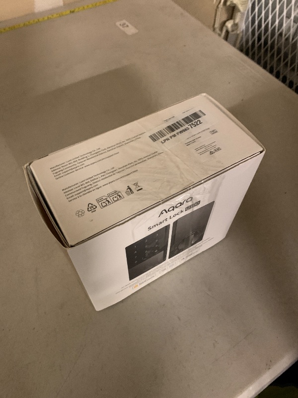 Photo 1 of Aqara Smart Lock U100, Fingerprint Keyless Entry Door Lock with Apple Home Key, Touchscreen Keypad, Bluetooth Electronic Deadbolt, IP65 Weatherproof, Supports Apple HomeKit, Alexa, Google, IFTTT, Gray