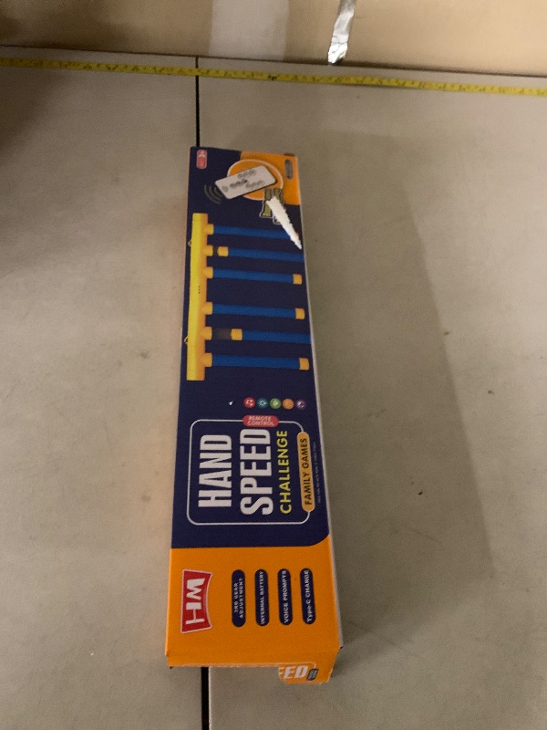 Photo 1 of 2026 New Hand-Eye Coordination Training Toy,Drop Stick Game,Reflex Games,Catching Sticks Game Reaction Training Toy,Upgrade Remote Control 3 Adjustable Speed,Family Party & Indoor Outdoor Fun (Blue)