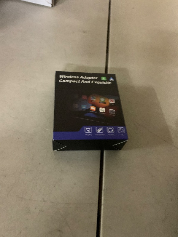 Photo 1 of 2026 Aimoon Mini Wireless CarPlay Adapter Upgrade Wired to Wireless for CarPlay & Android Auto Plug and Play Fast Auto-Reconnect Stable Control Zero Delay Car Play for iPhone iOS 10+ Android 11+