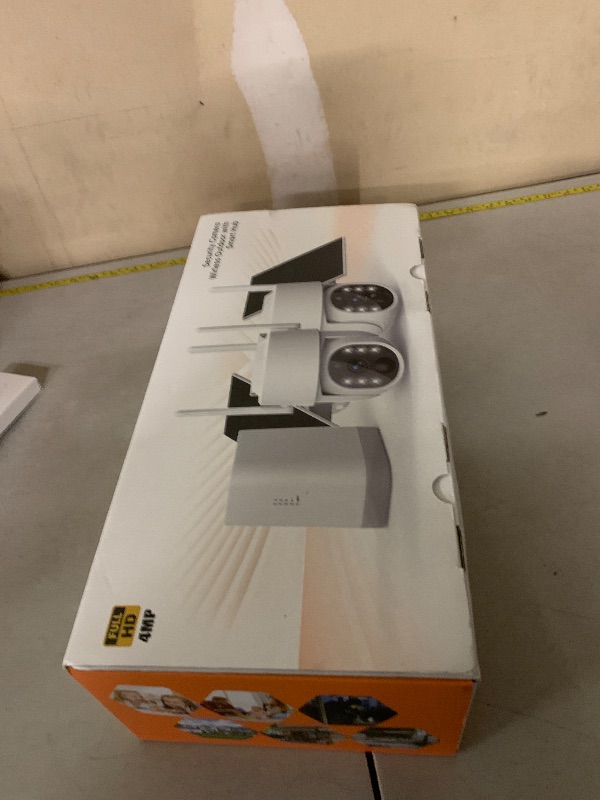 Photo 1 of Security Cameras Wireless Outdoor 5G& 2.4G, No Subscription, 2 Cam-Kit,4MP Solar Powered Home Security Cameras System With 360°PTZ,128GB Local Storage,Color Night Vision WiFi Cameras for Home Security
