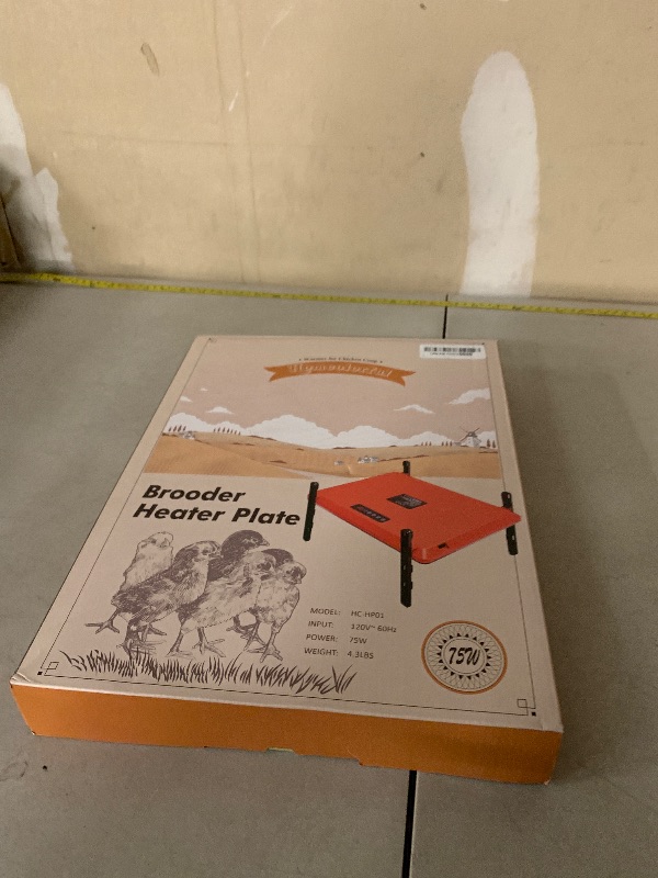 Photo 1 of Smart Chick Brooder Heating Plate, 12"x16" Brooder Heat Plate for 20 Chicks, 7 Adjustable Timer & 5 Adjustable Temperature, Overheating Protection, UL-Certified (75 Watt)