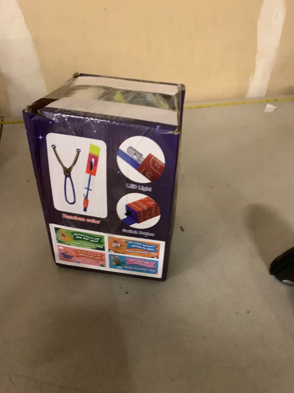 Photo 1 of 27 PCS LED Flying Toys Valentines Day Cards for Kids School Valentine Cards for Kids Classroom Exchange Gifts for Toddler Boys Girls Glow Helicopter Slingshot Bulk Goodie Bags Stuffers Party Favors