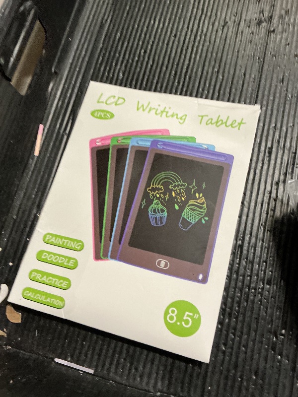 Photo 1 of 4 Pack LCD Writing Tablet for Kids, 8.5 Inch Colorful Doodle Board Drawing Tablet, Educational Learning Toys Birthday Gifts for Boys Girls Age 3 4 5 6 7 8
