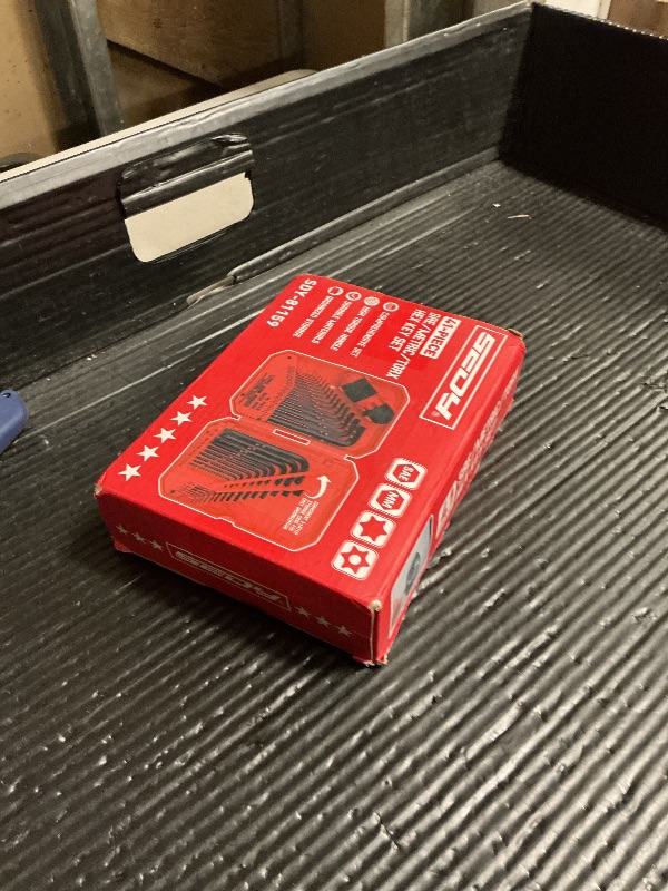 Photo 1 of 41-Piece Hex Key Allen Wrench Set, L Shape Hex and Torx Key Wrenches with Torque Handle | SAE(0.028"-3/8") | Metric(0.7mm-10mm) | Torx(T9-T50) in 3-Layer Storage Case, Heat Treated Cr-V Steel