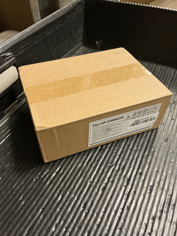 Photo 1 of 12 Pack Ivory 2x3 Inch Pillar Candles, 22 Hours Unscented Column Candles, Dripless Smokeless Unscented Candles for Home Weddings Restaurant Spa Church and Emergency