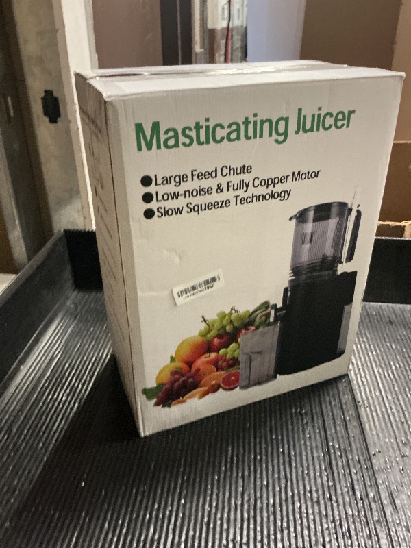 Photo 1 of Cold Press Juicer, 5.5" Wide Feed Chute Juice Machine, High Juice Yield, Slow Masticating Juicer for Whole Vegetables & Fruits,Concealed Pulp Container Design for Aesthetic Appeal and Practicality