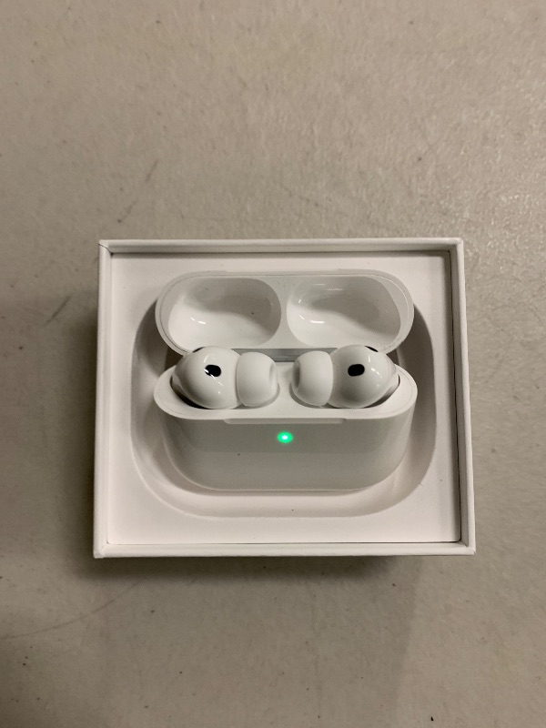 Photo 1 of LOCKED Apple AirPods Pro 3 Wireless Earbuds, Active Noise Cancellation, Live Translation, Heart Rate Sensing,Hearing Aid Feature,Bluetooth Headphones,Spatial Audio, High-Fidelity Sound, USB-C Charging, White