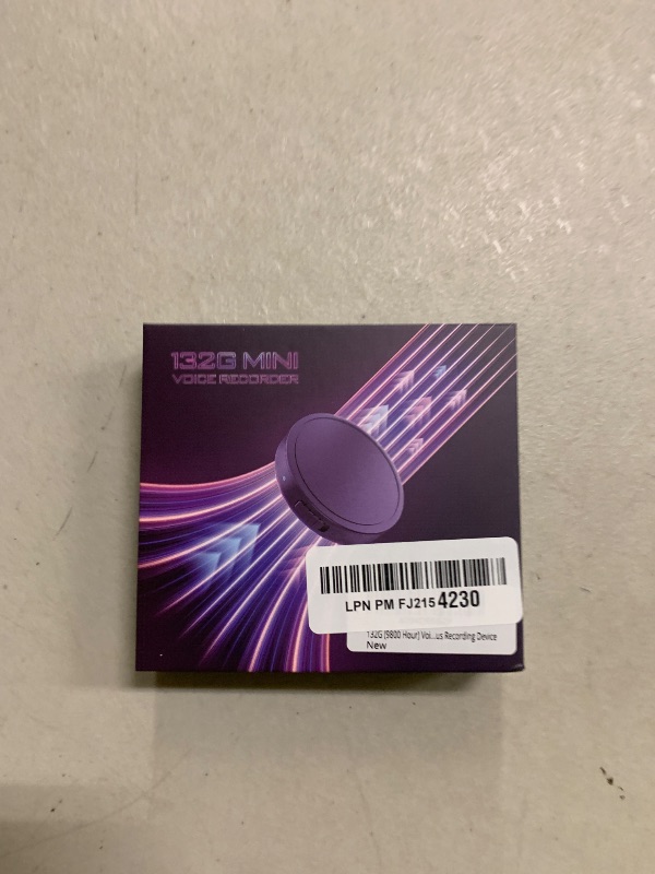 Photo 1 of 132G (9800 Hour) Voice Activated Recorder - Elasound Voice Recorder with AI-Intelligent Triple Noise Reduction, Portable Audio Recorder for Work, Lectures, Meetings, 100H Continuous Recording Device