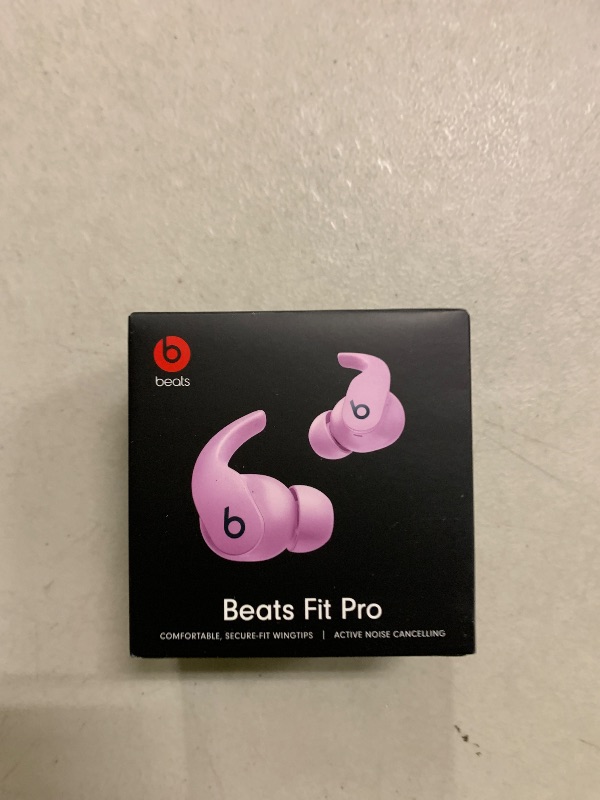 Photo 1 of Beats Fit Pro (1st Gen) - True Wireless Noise Cancelling Earbuds - Active Noise Cancelling - Sweat Resistant Earphones, Compatible with Apple & Android, Class 1 Bluetooth® - Stone Purple