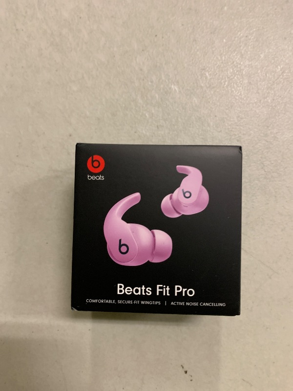 Photo 1 of Beats Fit Pro (1st Gen) - True Wireless Noise Cancelling Earbuds - Active Noise Cancelling - Sweat Resistant Earphones, Compatible with Apple & Android, Class 1 Bluetooth® - Stone Purple