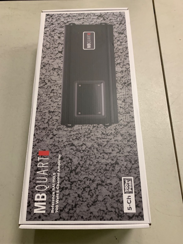 Photo 1 of MB Quart Reference RA1-710.5 700 Watt Five Channel Amplifier