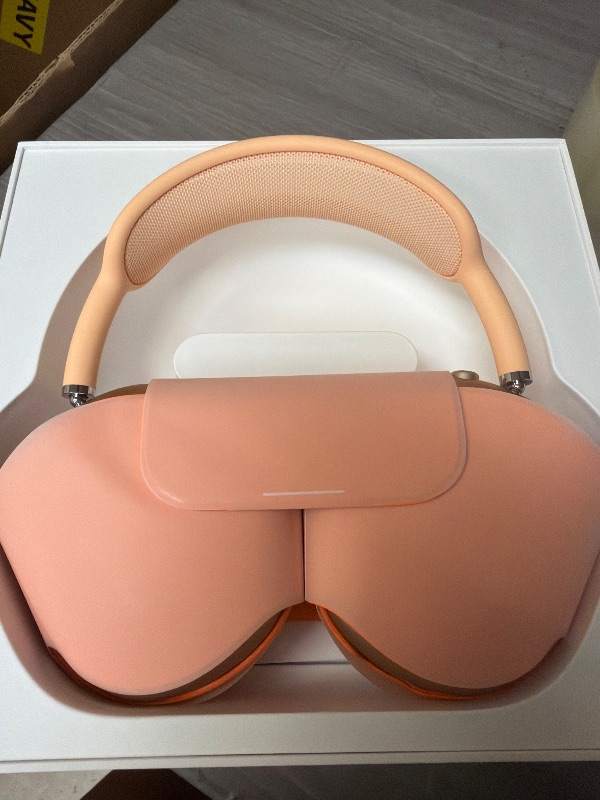 Photo 5 of Apple AirPods Max Wireless Over-Ear Headphones, Pro-Level Active Noise Cancellation, Transparency Mode, Personalized Spatial Audio, USB-C Charging, Bluetooth Headphones for iPhone - Orange