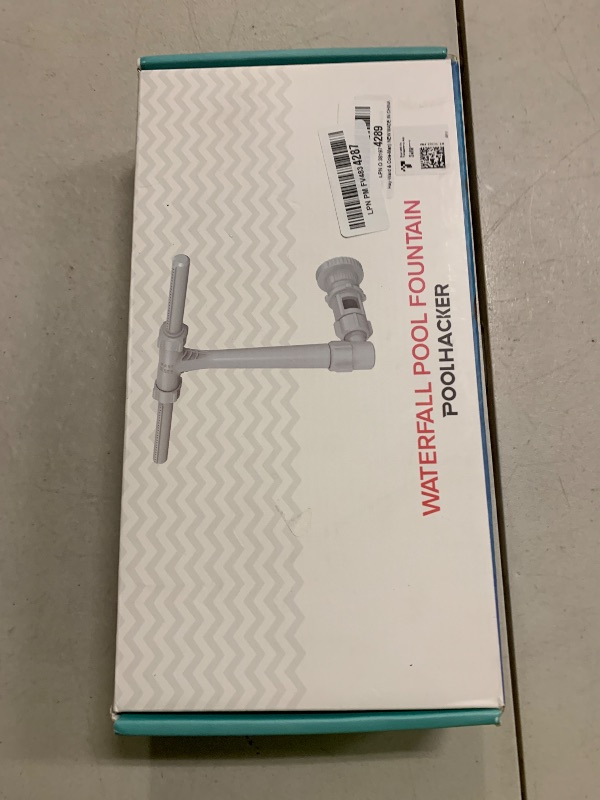 Photo 1 of [Patent Pending] 2025 Upgrade Pool Fountain - Dual Spray Water Fountains for Above Ground/Inground Pools, 2-in-1 Adjustable Waterfall Pool Sprinkler Fountain