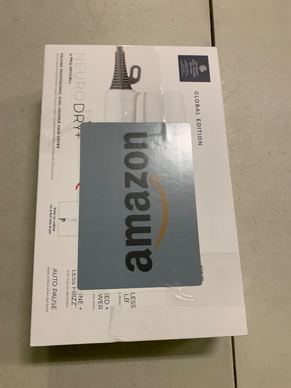 Photo 1 of Neuro by Paul Mitchell Dry+ Global Edition Auto Dual Voltage Hair Dryer with Storage Bag for Worldwide Travel, Pearlescent White