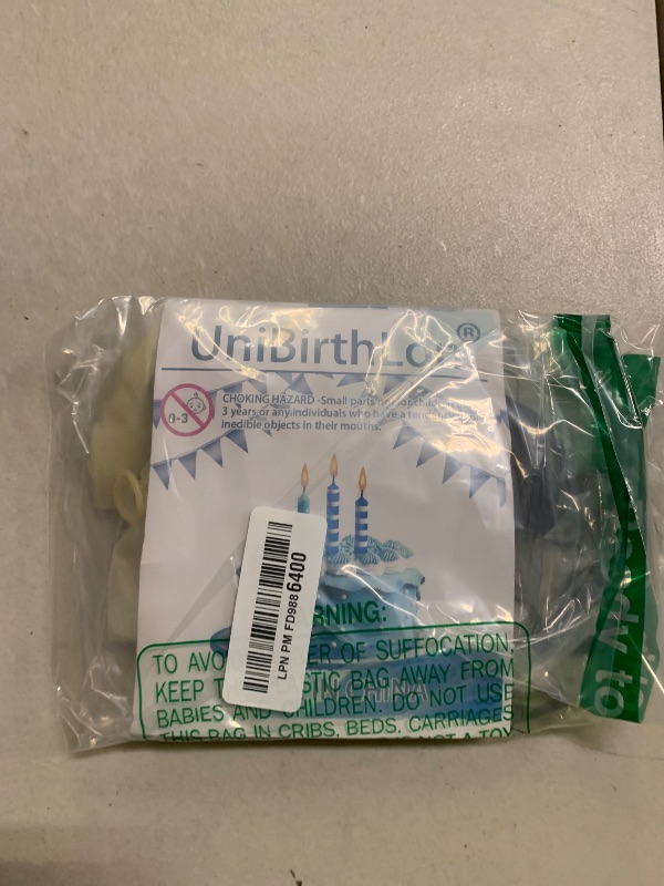 Photo 1 of 18Pcs Happy Birthday Balloons Decorations Navy Blue Silver 100th Birthday Balloons Décor Happy 100th Birthday Confetti Latex Balloon Decorations for Men Women 100 Anniversary Birthday Party Décor