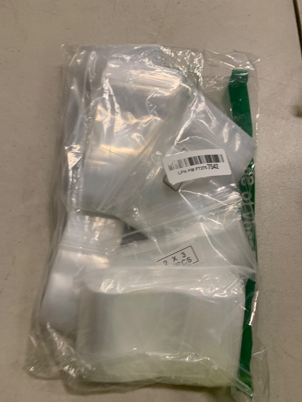 Photo 1 of 1000pcs Small Zip Bags Assorted Sizes (2x3, 3x4, 4x4, 4x6, 3x5 inch 200pcs each) - for Craft & Jewelry Storage, Food Grade Plastic Bags